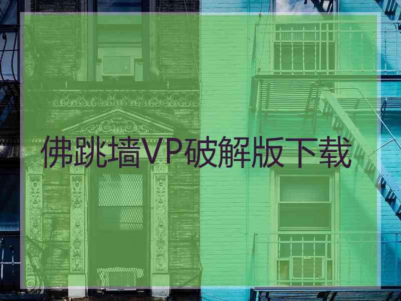 佛跳墙VP破解版下载